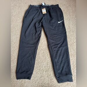 Nike Dri-Fit Tapered Black Training Pants Sweatpants CZ6379-010 Men's Size 2XL
